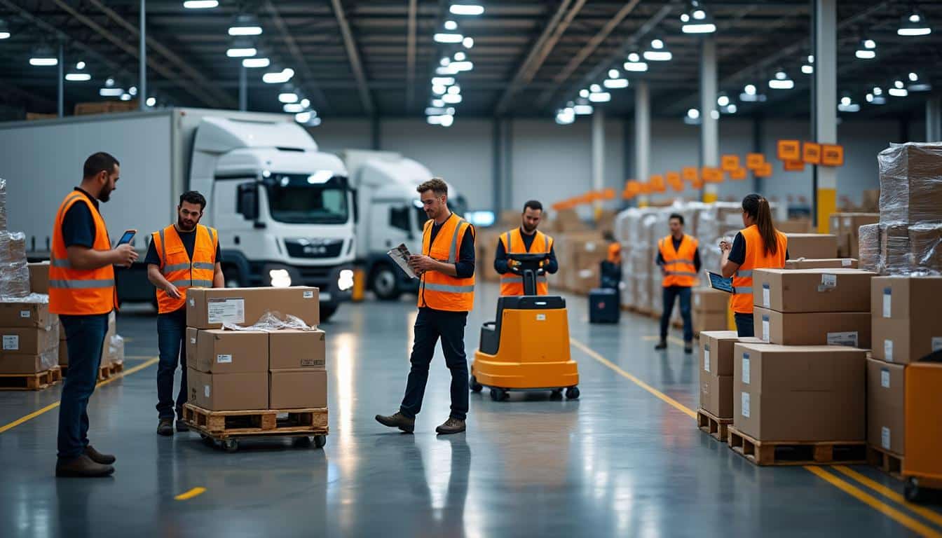 Illustration: Les métiers essentiels de la logistique et leurs responsabilités