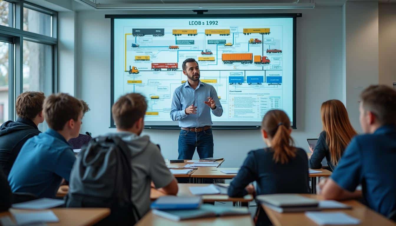 Illustration: Comprendre la filière transport et logistique au lycée professionnel