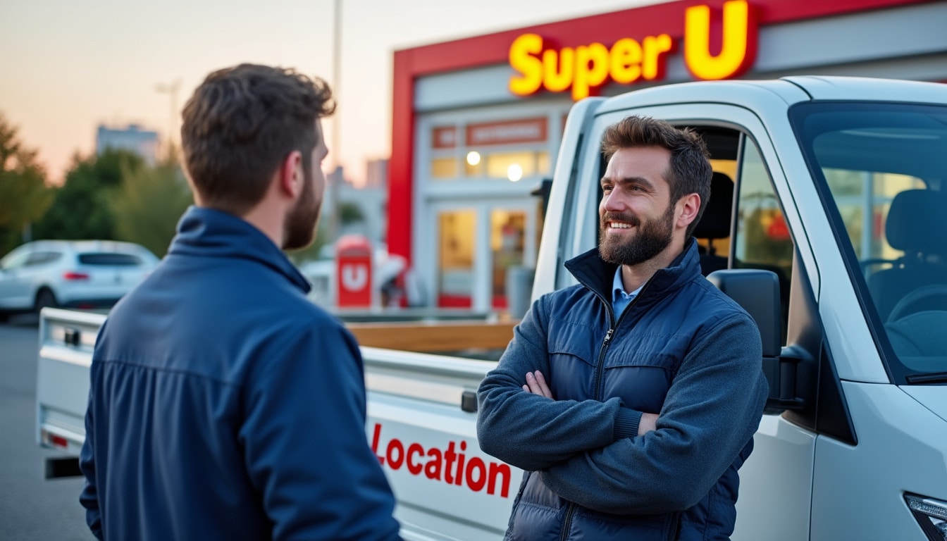 Illustration: Tout savoir sur la location de camion chez Super U : comment ça marche ?