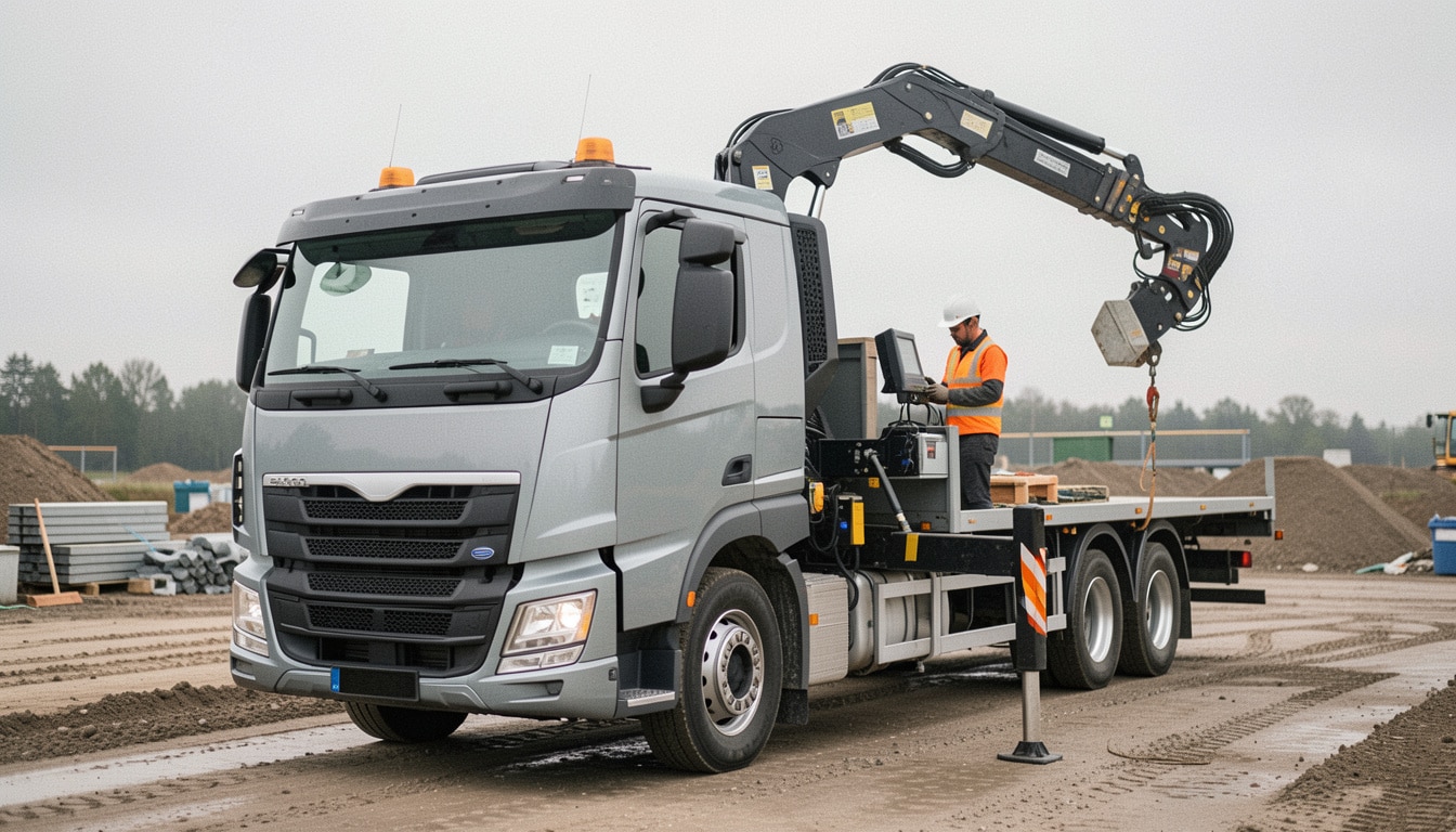 Camion plateau avec grue : bien le choisir et l’utiliser