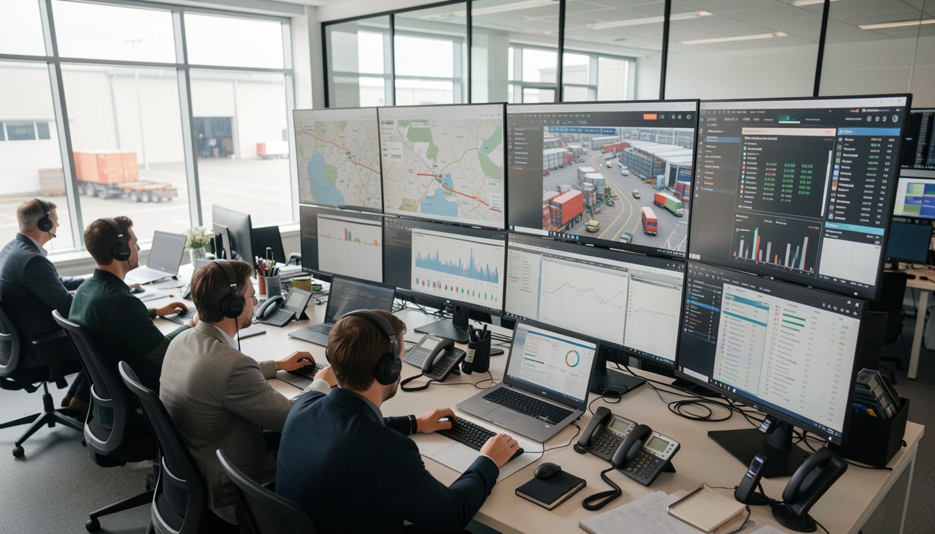 Tour de contrôle logistique et pilotage des flux