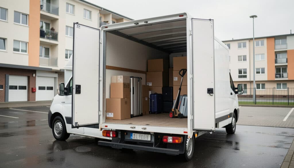 Fourgon de 15 m³ : volume, chargement et location