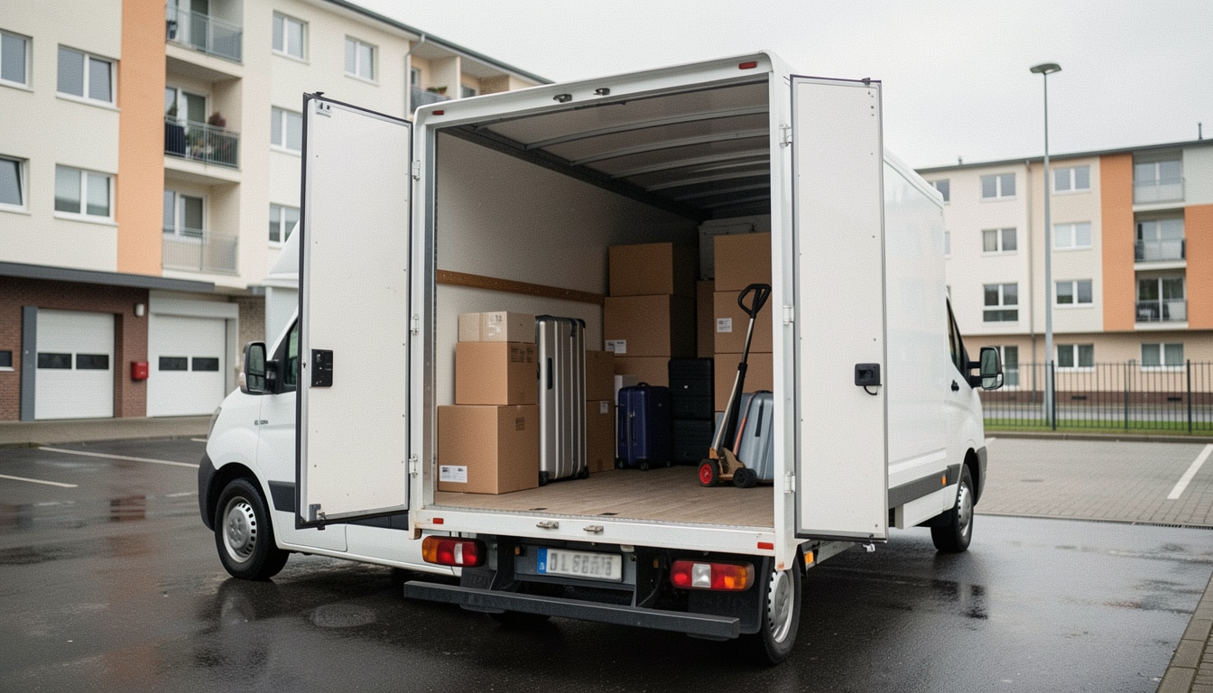 Fourgon de 15 m³ : volume, chargement et location