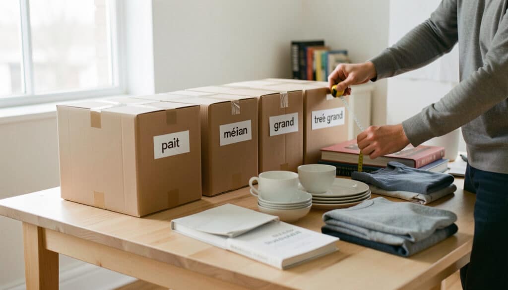 Comment choisir la bonne taille de carton selon l’usage