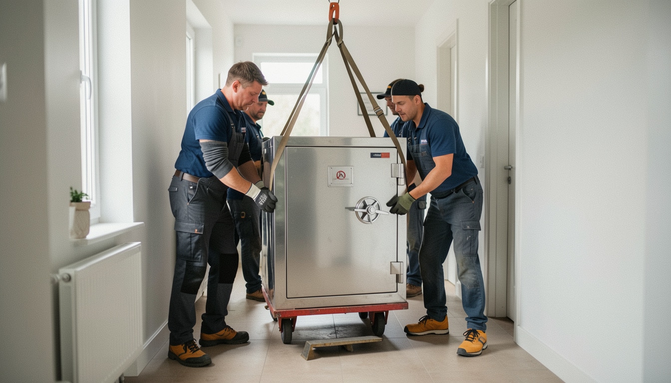 Déplacement de coffre-fort : méthode et précautions