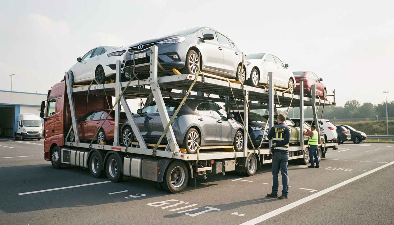 Transport routier de véhicules : prix, étapes et sécurité